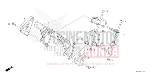 SUPPORT PHARE Z125MAN de 2022